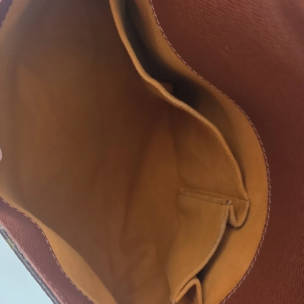 Authentic Louis Vuitton Brown Monogram Musette Salsa GM Shoulder Bag